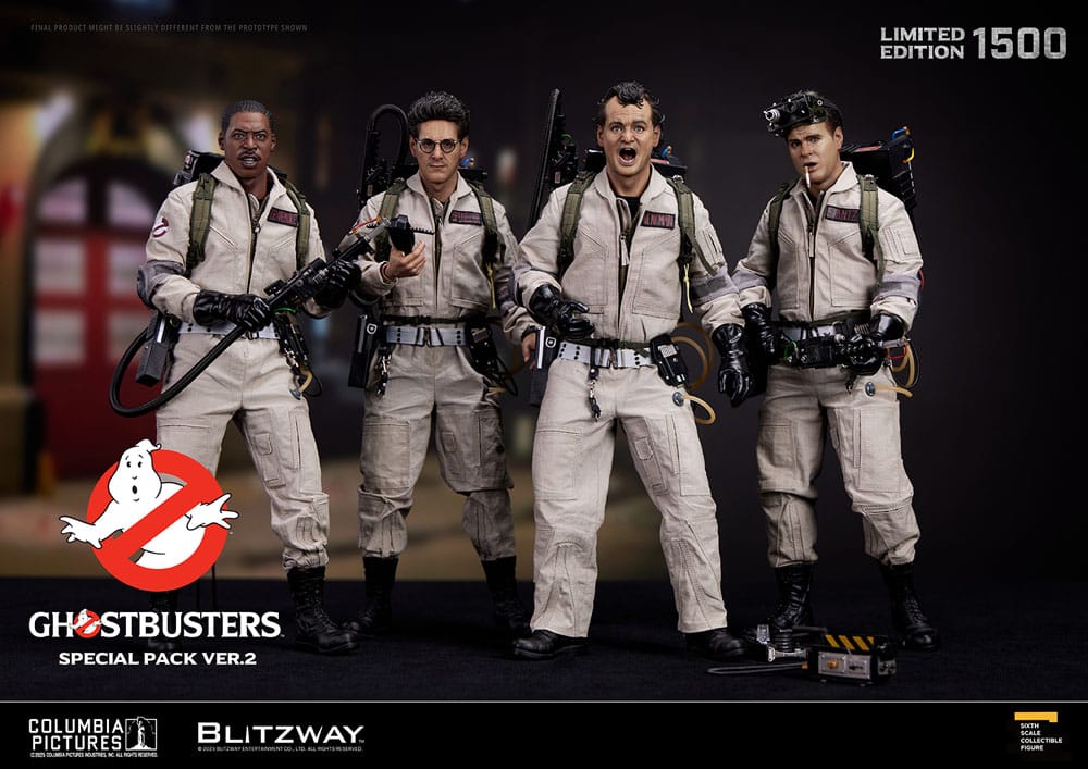 GHOSTBUSTERS: Venkman, Stantz, Spengler, Zeddemore Ver. 2 SET 4-Pack 1/6 Action Figure 31 cm - immagine 5