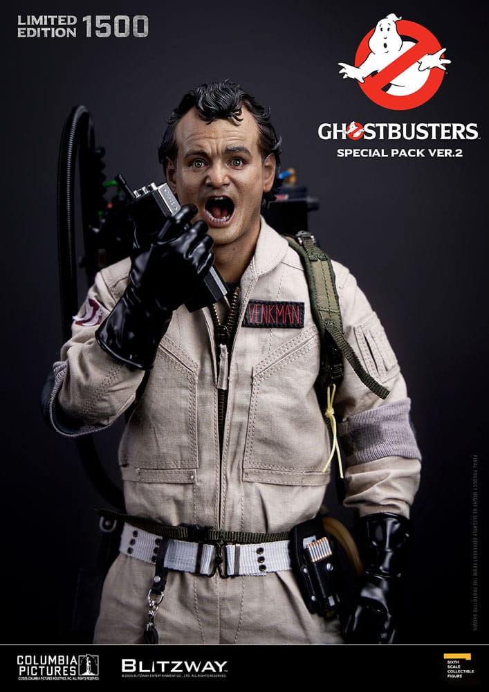 GHOSTBUSTERS: Venkman, Stantz, Spengler, Zeddemore Ver. 2 SET 4-Pack 1/6 Action Figure 31 cm - immagine 8