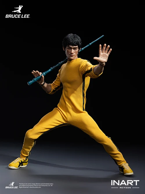 BRUCE LEE: Bruce Lee (Yellow Jumpsuit) 1/12 Action Figure 16 cm - immagine 14