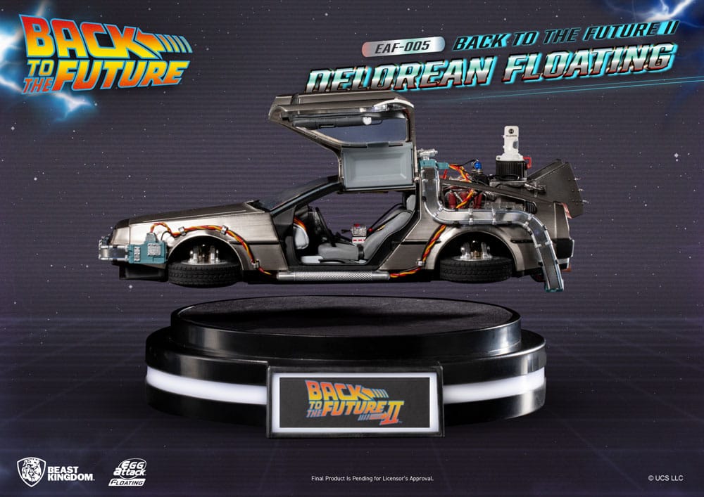 BACK To the FUTURE 2: DELOREAN "Egg Attack Floating" Statue 20 cm - immagine 5