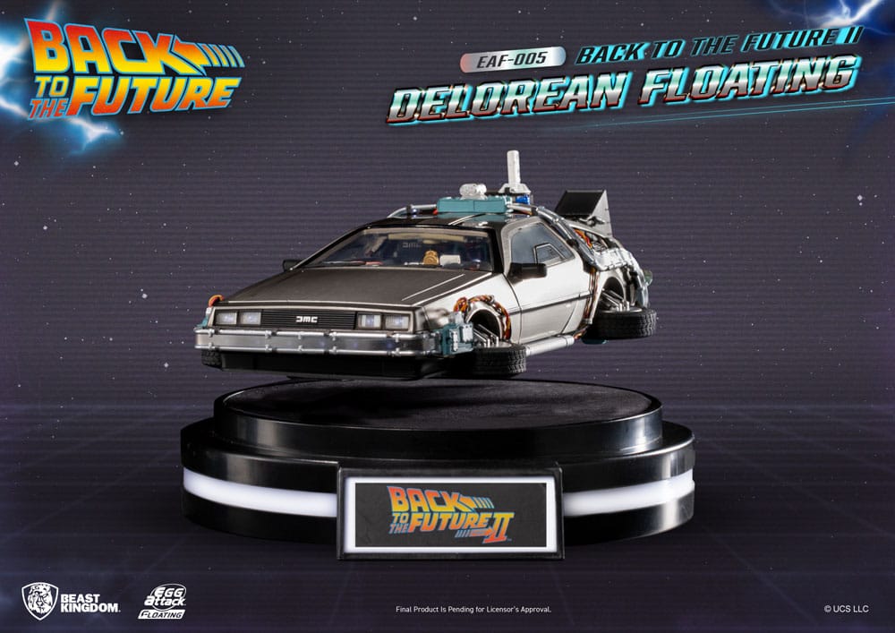 BACK To the FUTURE 2: DELOREAN "Egg Attack Floating" Statue 20 cm