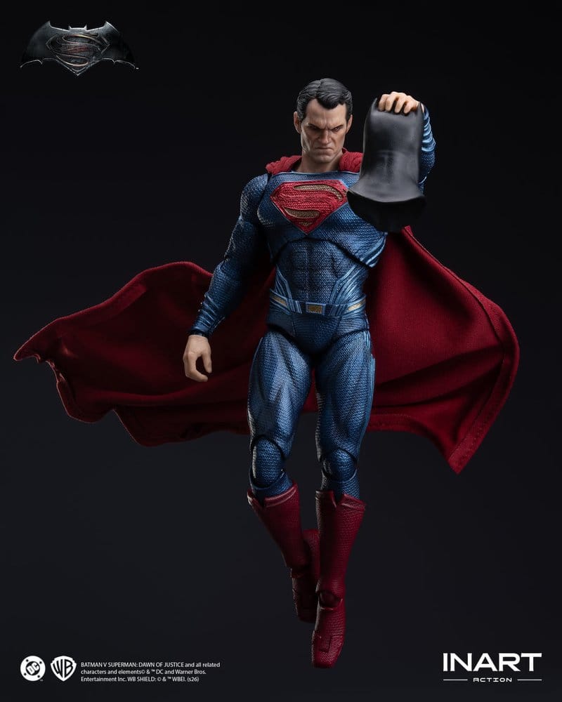 BATMAN vs SUPERMAN: "Dawn of Justice" - SUPERMAN 1/12 Action Figure 17 cm - immagine 7