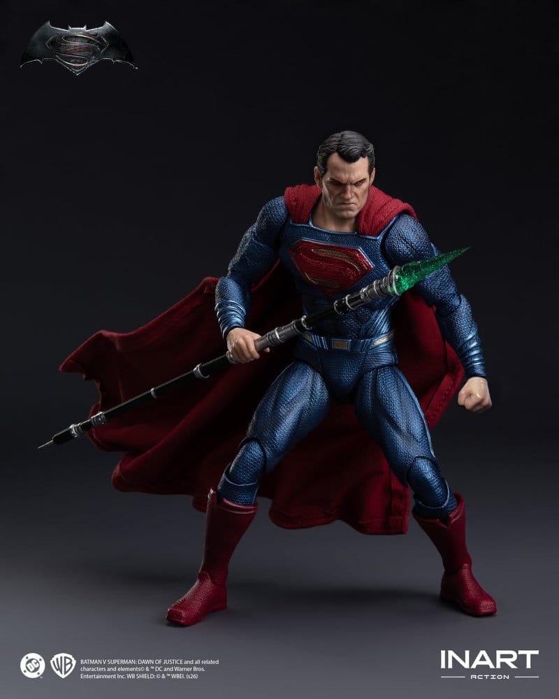 BATMAN vs SUPERMAN: "Dawn of Justice" - SUPERMAN 1/12 Action Figure 17 cm - immagine 14