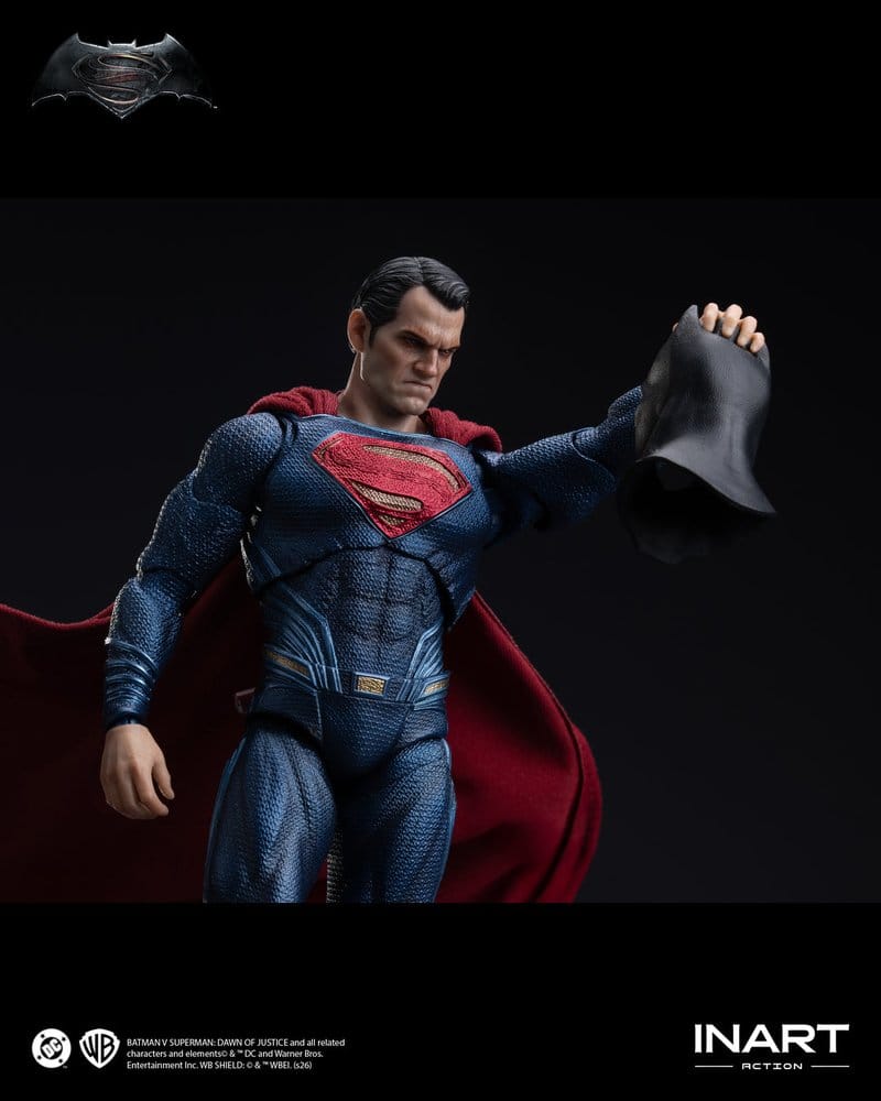 BATMAN vs SUPERMAN: "Dawn of Justice" - SUPERMAN 1/12 Action Figure 17 cm - immagine 8
