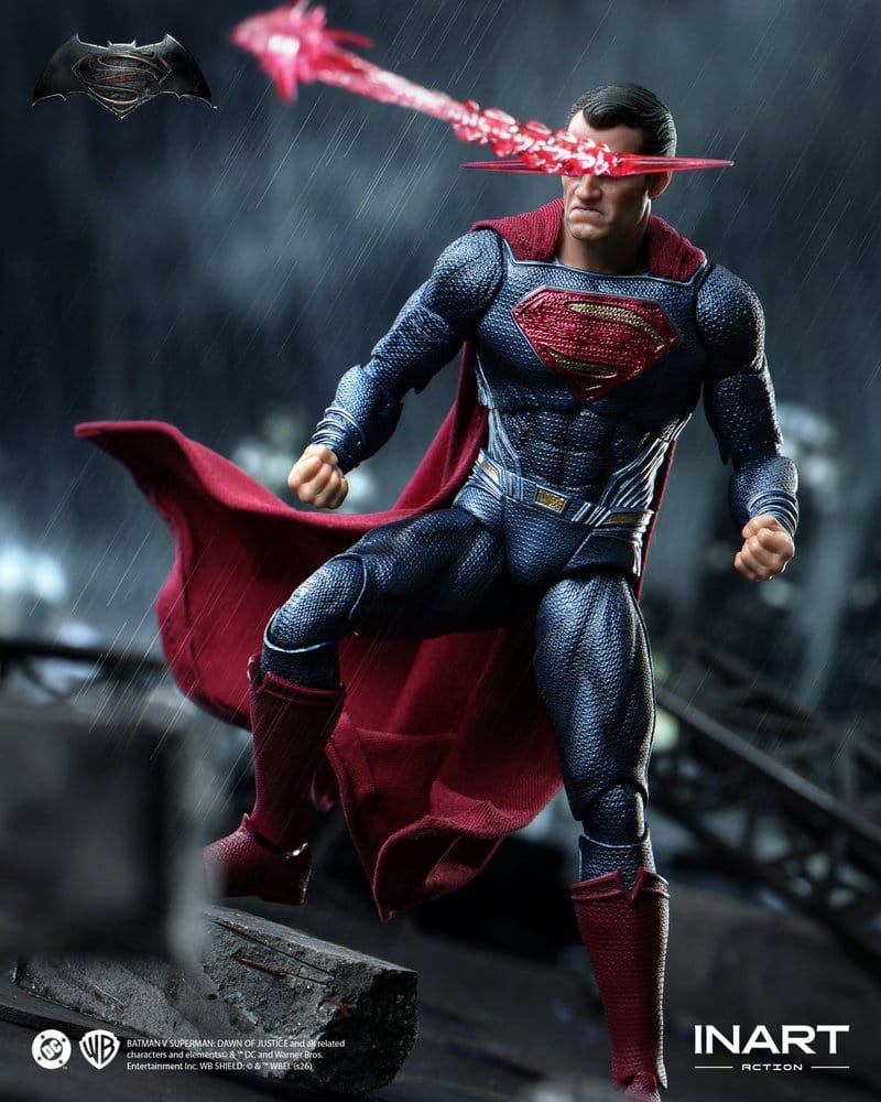 BATMAN vs SUPERMAN: "Dawn of Justice" - SUPERMAN 1/12 Action Figure 17 cm - immagine 2