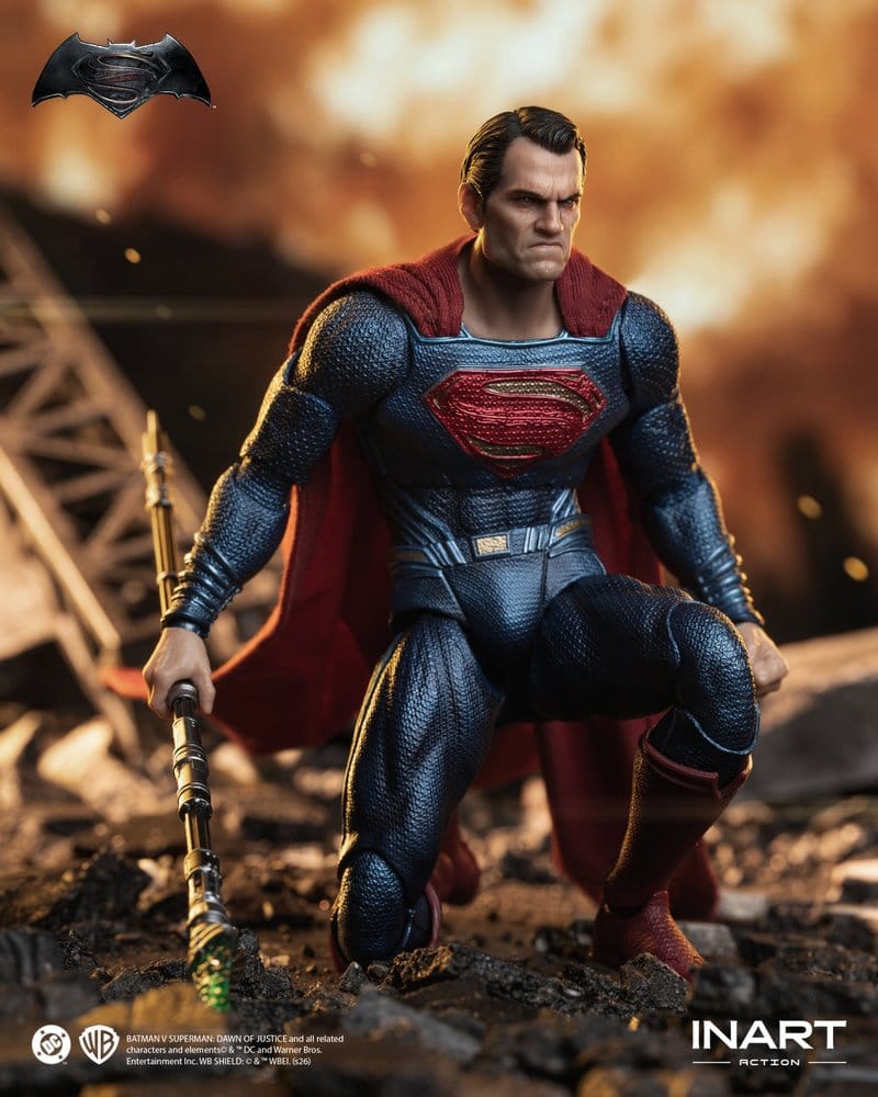 BATMAN vs SUPERMAN: "Dawn of Justice" - SUPERMAN 1/12 Action Figure 17 cm - immagine 3
