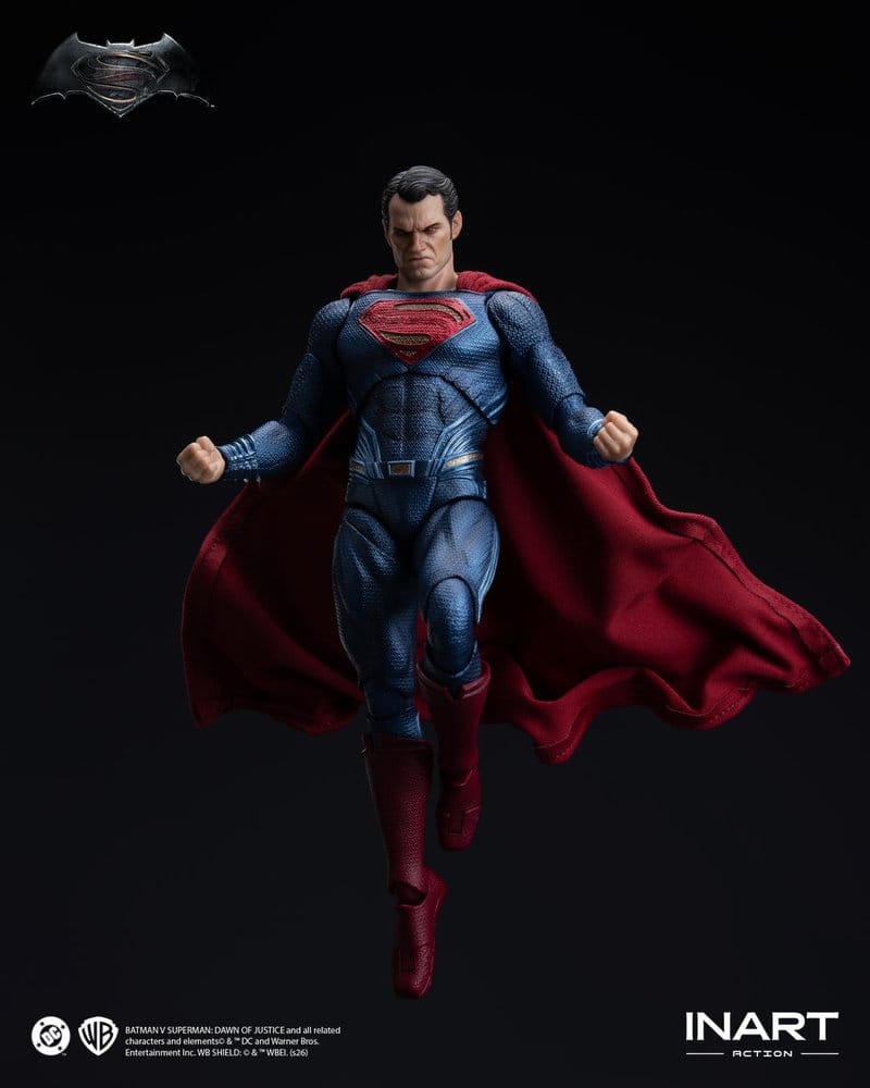 BATMAN vs SUPERMAN: "Dawn of Justice" - SUPERMAN 1/12 Action Figure 17 cm - immagine 4