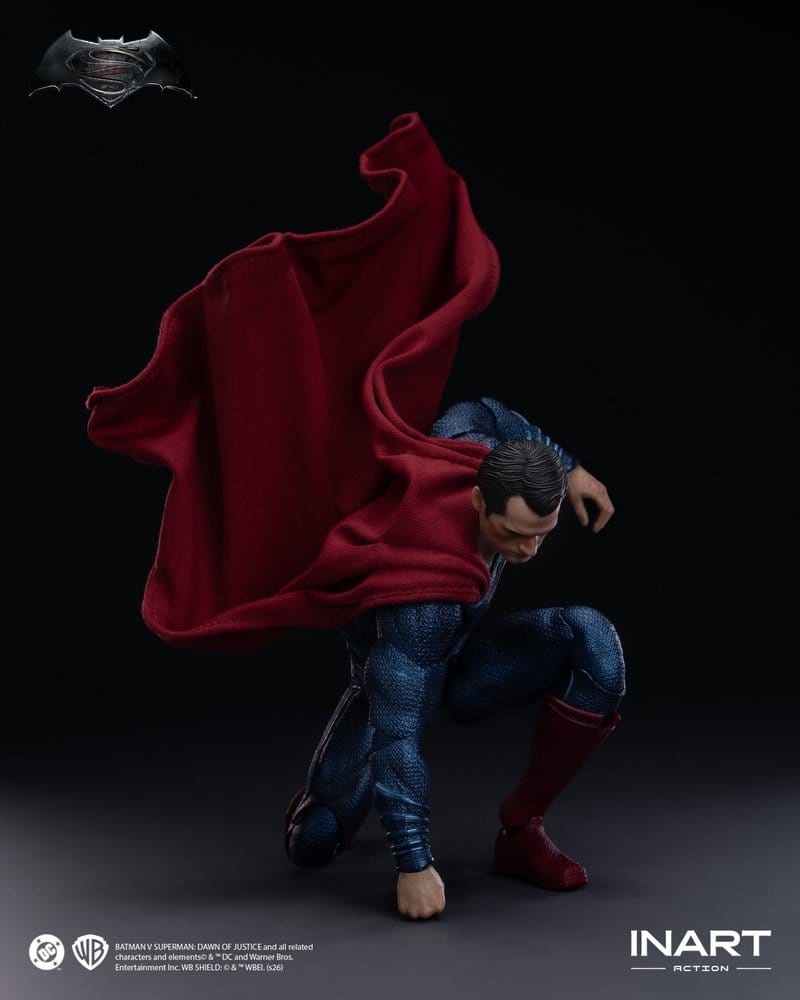 BATMAN vs SUPERMAN: "Dawn of Justice" - SUPERMAN 1/12 Action Figure 17 cm - immagine 10