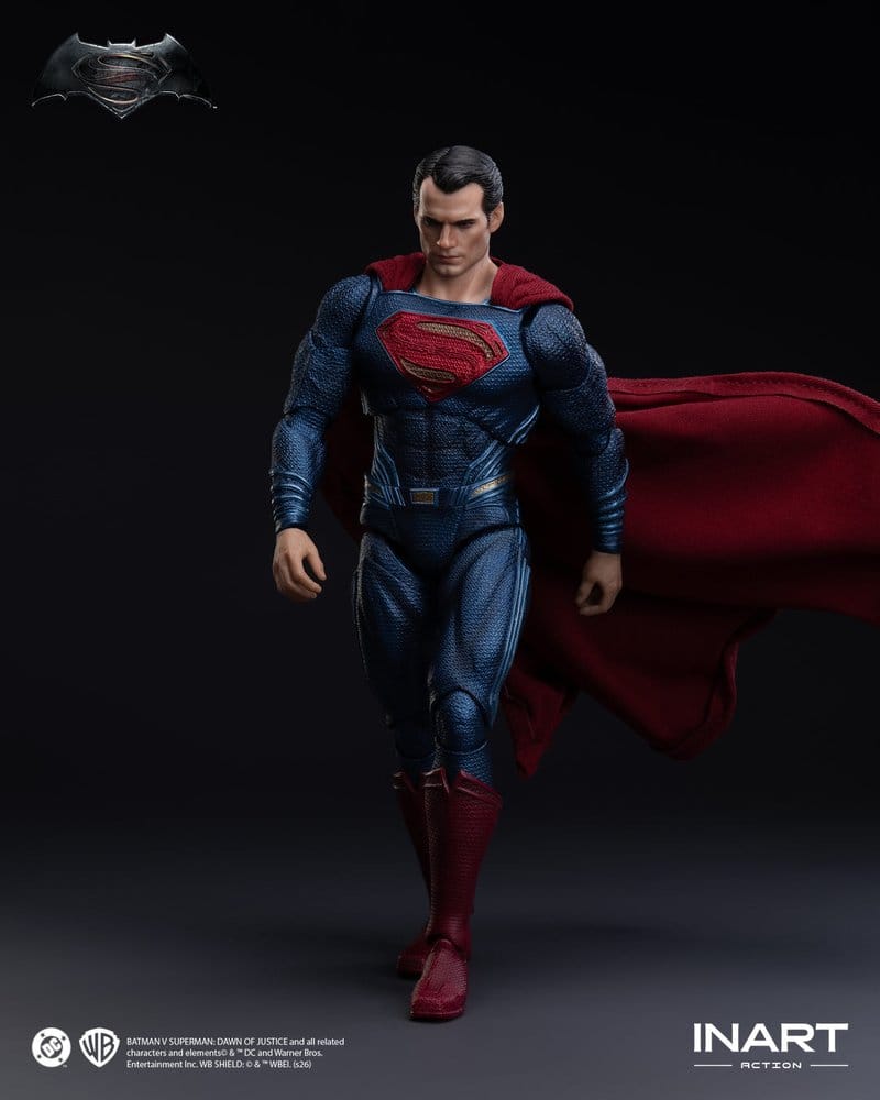 BATMAN vs SUPERMAN: "Dawn of Justice" - SUPERMAN 1/12 Action Figure 17 cm - immagine 17