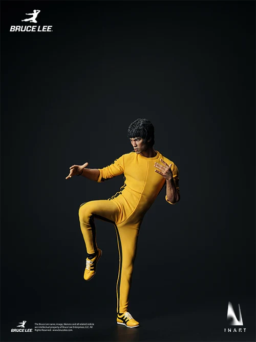 BRUCE LEE: Bruce Lee (Yellow Jumpsuit) 1/6 Action Figure 30 cm - immagine 6