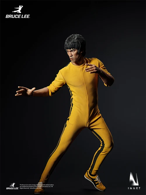 BRUCE LEE: Bruce Lee (Yellow Jumpsuit) 1/6 Action Figure 30 cm - immagine 7
