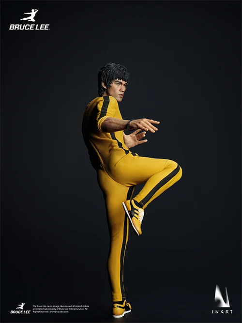 BRUCE LEE: Bruce Lee (Yellow Jumpsuit) 1/6 Action Figure 30 cm - immagine 5