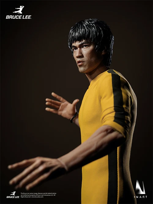 BRUCE LEE: Bruce Lee (Yellow Jumpsuit) 1/6 Action Figure 30 cm - immagine 10