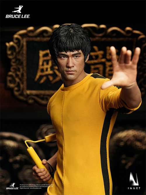 BRUCE LEE: Bruce Lee (Yellow Jumpsuit) 1/6 Action Figure 30 cm - immagine 8