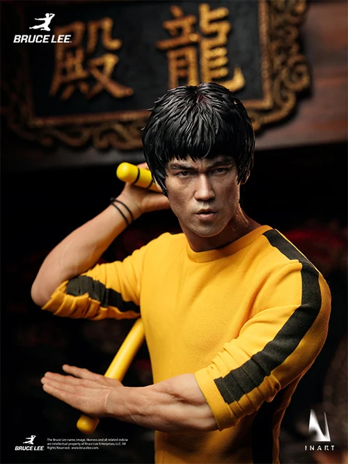 BRUCE LEE: Bruce Lee (Yellow Jumpsuit) 1/6 Action Figure 30 cm - immagine 12
