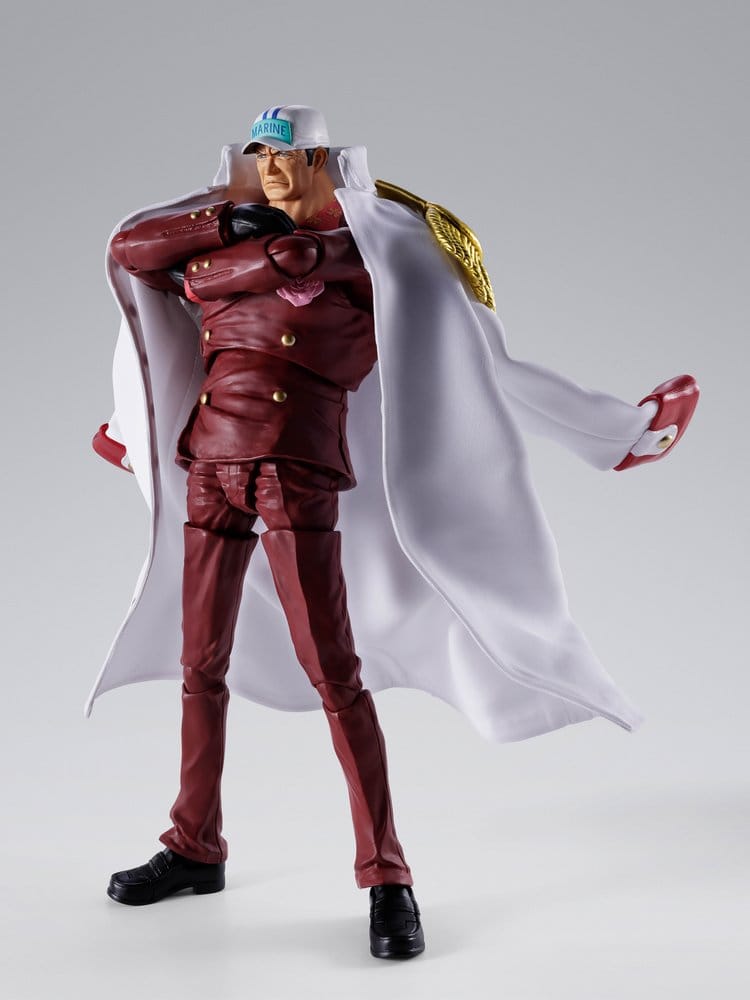 ONE PIECE: SAKAZUKI (Akainu) MARINEFORD S.H. FIGUARTS 20 cm Action Figure - immagine 2