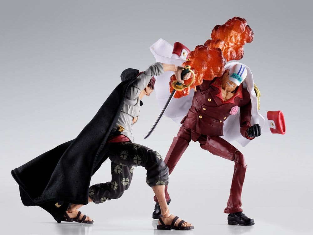 ONE PIECE: SAKAZUKI (Akainu) MARINEFORD S.H. FIGUARTS 20 cm Action Figure - immagine 7
