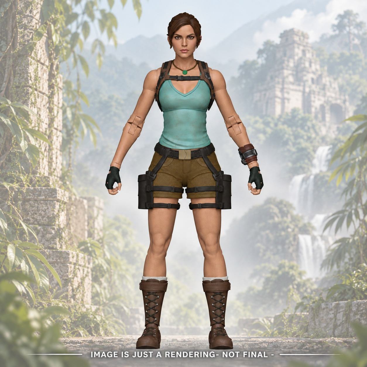 TOMB RIDER: "Legacy of Atlantis" - LARA CROFT Action Figure 18 cm
