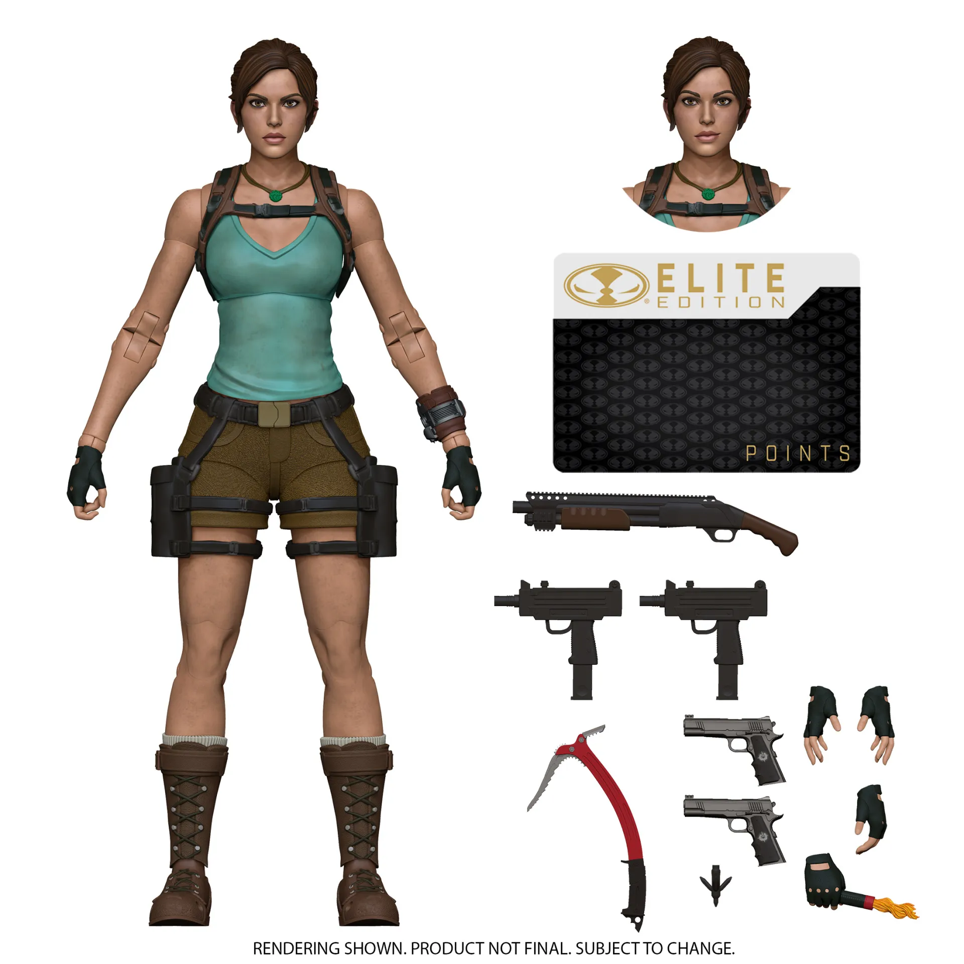 TOMB RIDER: "Legacy of Atlantis" - LARA CROFT Action Figure 18 cm - immagine 2
